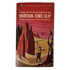Martian Time-Slip Philip K. Dick Ballantine Original Paperback 1964 Vintage SF